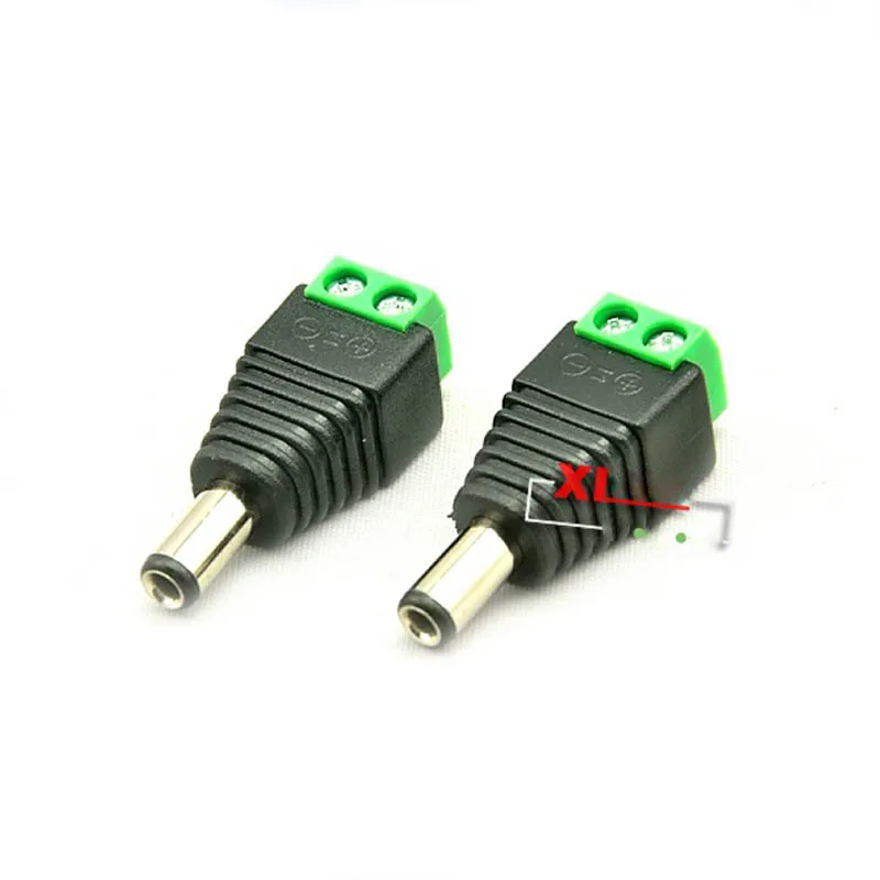 

Dc Connector 5.5 * 2.5 Plug Male Solderless DC Connector dc Power Plug 2.5MM Male Connector Socket