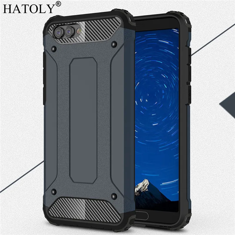 

For Cover Huawei Honor View 10 Case Anti-knock Rugged Armor Hard Cover For Honor V10 Silicon Phone Bumper Case for Honor View 10