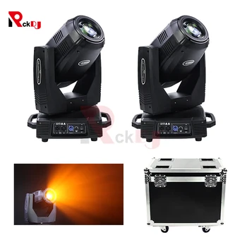 

disco dj 2pcs With Case 300W Led Moving Head Light Beam Spot Wash 3in1 Stage Light Led Dmx Dj Light For Disco Bar Wedding Events