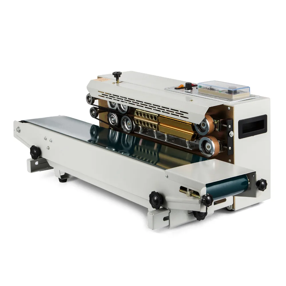 

Vevor Automatic Sealing Machine Continuous Bag Sealing Machine FR900 for the seal of plastic bag