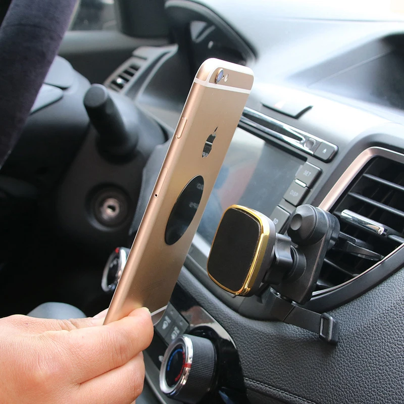 

360 Degree Magnetic Phone Holder Multi-Function Car Wind Air Outlet Phone GPS Stand Phone Accessories
