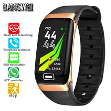 BANGWEI 2019 New Brand Watch Men Women Waterproof Sports Heart Rate Monitor Blood Pressure Functions Fitness tracker Smartwatch