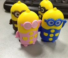 Despicable Me mp3 player music player Cartoon mp3 player MP3 + earphone + usb cable cord 20pc up FedEx free