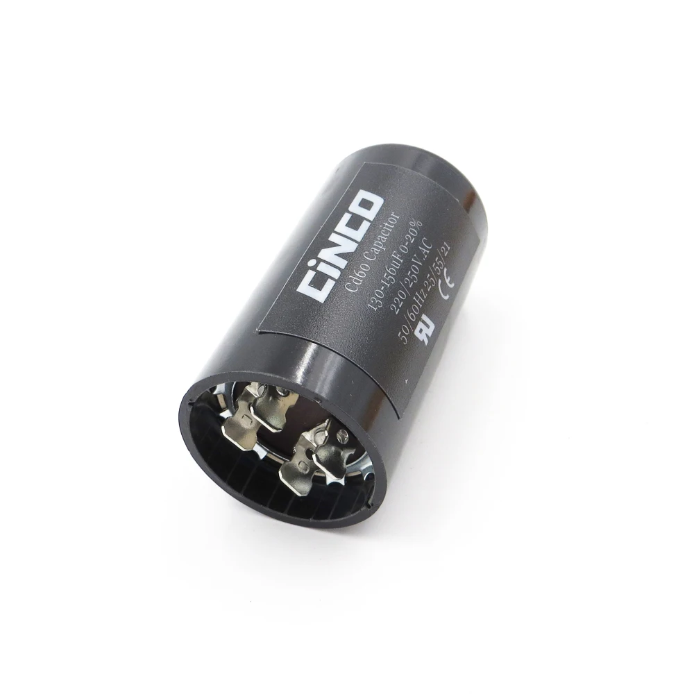 130 156MFD 220 V 250 275 CD60 пусковые конденсаторы двигателя RV запуск ing 156 mf uf компрессор HVAC