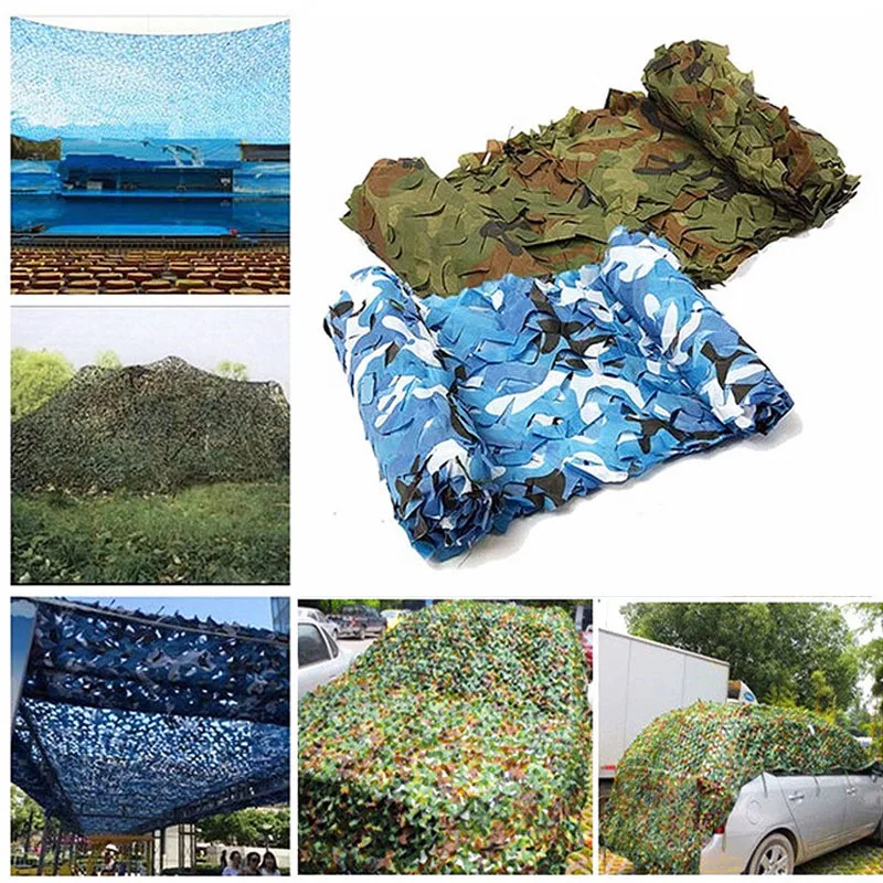 

3mx4m Hot Hunting Military Camouflage Nets Tactical Woodland Army Camo Netting hunting Sun Shelter Tent Shade Sun Shelter