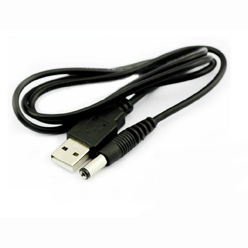 Usb порт 1 м для постоянного тока 5 5x2 мм в разъем кабеля питания светодиодной лампы