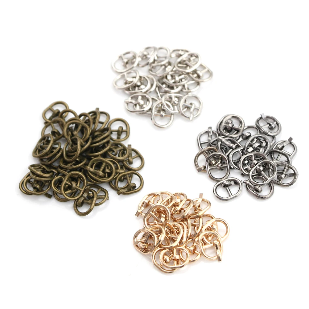 

New 10PCS 5.5MM Diy bjd blyth doll buckle shoes accessories mini ultra-small Tri-glide buckle belt buckle doll bag buckle