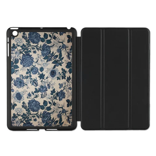 Ретро голубой цветок прекрасный Фолио чехол для Apple iPad 1 2 3 4 мини Air Pro 9.7 10.5 12.9 новый