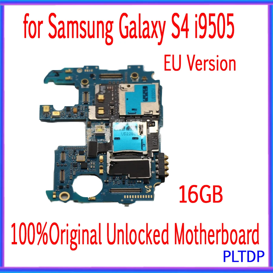 Оригинальная разблокированная материнская плата для Samsung Galaxy S4 i9505 с ОС 16 ГБ