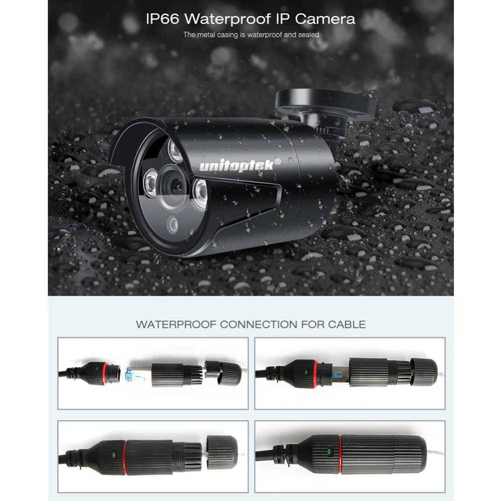 4CH 8CH 4MP CCTV NVR With Full HD 1080P 2MP Outdoor IP Camera Kit POE CCTV System Waterproof P2P On