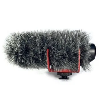 

Profession Microphone Furry Wind Cover Windscreen Muff For RODE Videomic GO Microphone Recording Shotgun Recorder HN-17