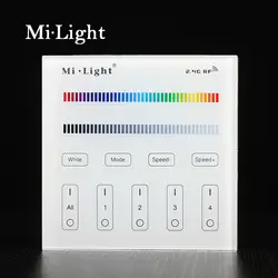 Milight B3 4-зоны RGB/RGBW и яркость затемняя смарт-Панель удаленного controllerfor СИД свет лампы или лампы