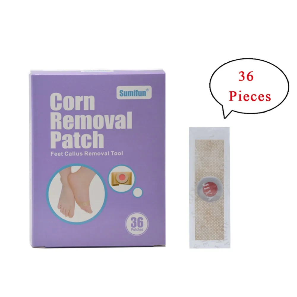 36pcs/Box Feet Corn Removal Patch Pain Relief Foot Care Medical Plaster