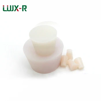 

LUJX-R Silicone Plug Rubber Stopper High17-34mm Solid Slicon Stopper Without Hole Bottle Test Tube Sealing Stopper Airlock Valve