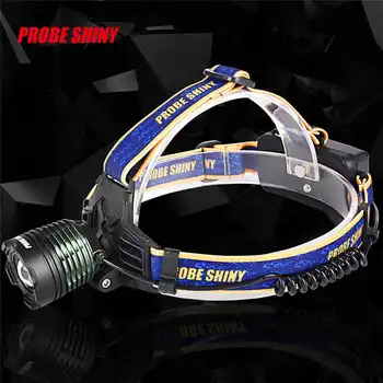 

PROBE SHINY Chips XM-L XML T6 LED Headlamp Headlight flashlight head light lamp lanterna led bike led flashlight 18650 #3S29