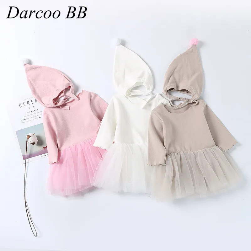 На возраст от 0 до 24 месяцев для маленькой девочки платье для маленьких принцесс Одежда для новорожденных, одежда для маленьких девочек, хлопковая рубашка с длинным рукавом для детей, Костюмы