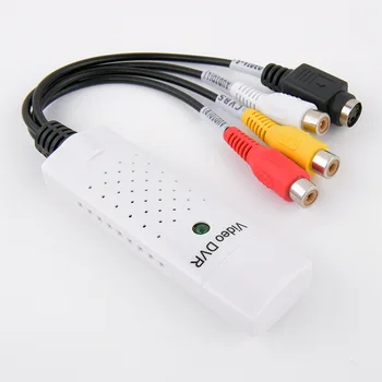 

USB 2.0 to RCA cable adapter converter Audio Video Capture Card Adapter PC CableS For TV DVD VHS capture device 630A