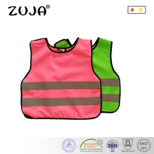 2 цвета розовый зеленый дети светоотражающий жилет безопасности дети Привет-Vis держать безопасный
