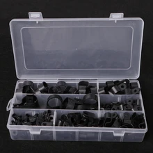 200 шт Черный нейлон PType крепление кабеля Зажим пластиковый провод кабель с зажимами клипса для кабеля