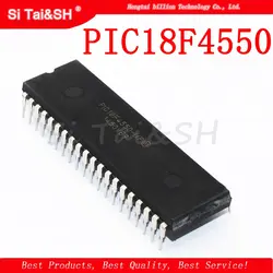 PIC18F4550-I/P PIC18F4550 18F4550 USB микроконтроллеров DIP40 IC PIC MCU вспышка 16KX16 Новый 1 шт