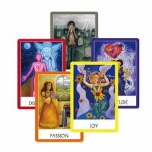 yogi oracle cards deck медитация 49 карт, карты Таро руководство гадание Фортуна английская настольная игра