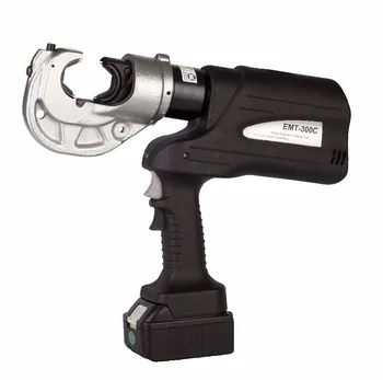 Buy EMT-300C Cordless Terminal Crimper, Battery Powered Crimping Tool Capacity16-300mm2 With 11 Sets Dies:16 -300