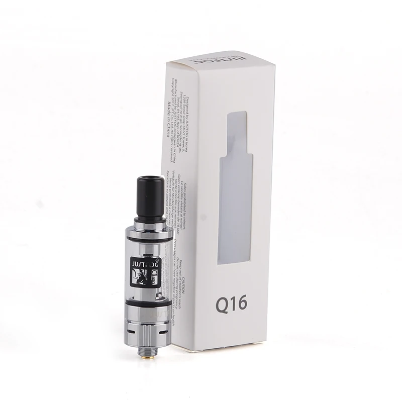 

Original Justfog Q16c Tank Clearomizer 16mm 1.6ohm 1.9ml Capacity Vape Atomizer For 510 Thread Justfog Q16C Vape E Cigarette Kit