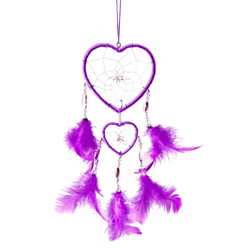 

Elegent Hot Design Circular Feathers Wall Hanging Decoration Decor Wind Chimes Dreamcatcher LH8s Newest
