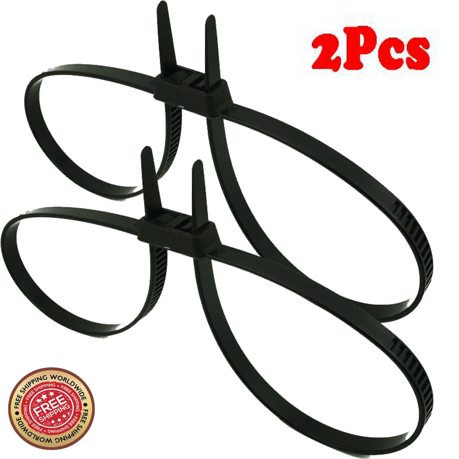 2X Extra Strong 250lb Double Flex Cuff Zip Ties handcuffs Disposable