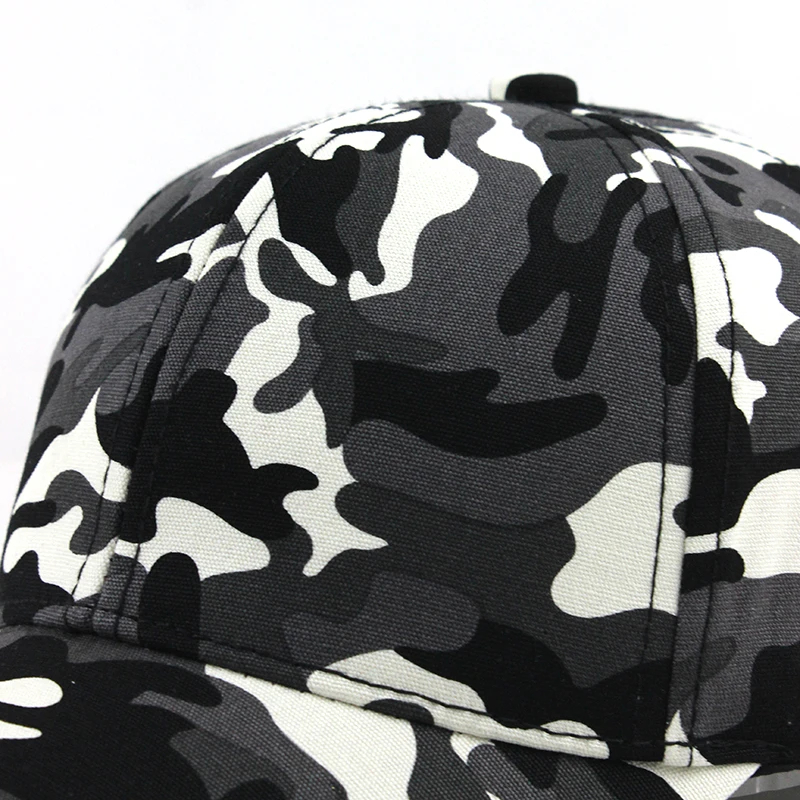 [FLB] Snow Camo Baseball Cap Men Tactical Cap Camouflage Snapback Hat For Men High Quality Bone Masculino Dad Hat Trucker F187