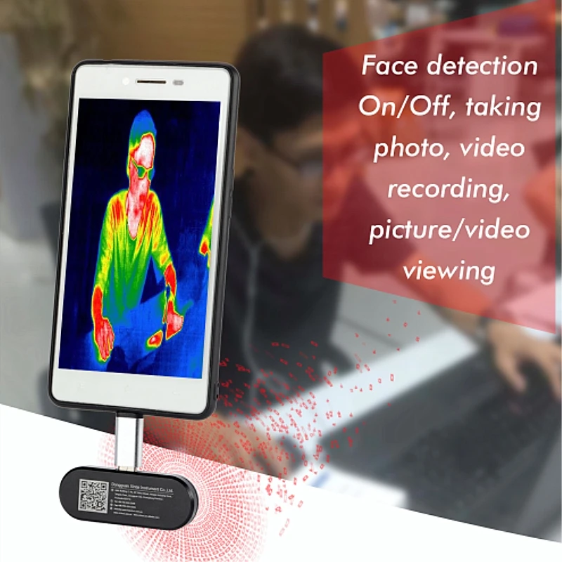 

Newest Multifunctional Mobile Phone External Infrared Thermal Imager for Android Smart Phones With OTG Function With Adapter