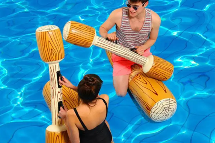 INFLATABLE Gladiator Poles OUTDOOR GLADIATOR GAME SET SUMMER FUN Adult Kids Gift