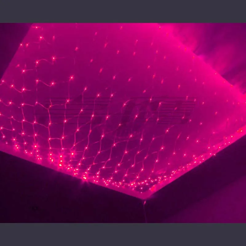 1.5m*1.5m 96 LED String Fairy Net Light Mesh Curtain Ceiling Garden