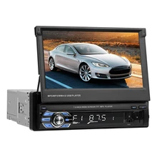 VODOOL складной 7 «сенсорный экран 1080 P стерео MP3 MP5 плеер gps навигации Bluetooth видео дисплей RDS AM FM радио с географические карты