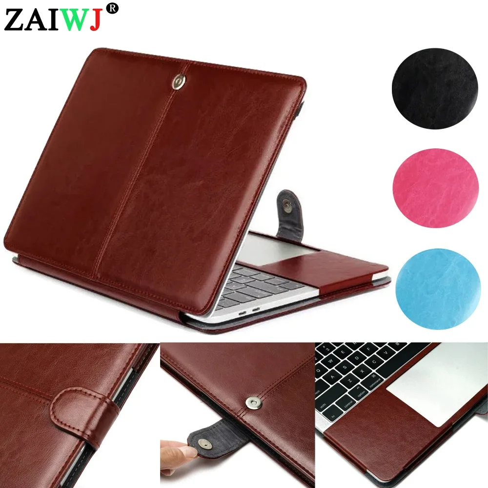 ZAIWJ New 2018 Laptop bag Case Sleeve Case For Apple MacBook Air Pro retina 11 12 13 15 inch Air with Touch Bar Notebook Bag