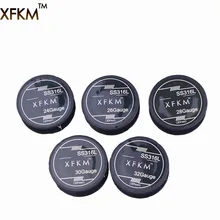 XFKM 10 м/рулон SS316L 24 26 28 30 32 Калибр RDA RBA Ремонтопригодный распылитель нагревательные провода электронная сигарета из нержавеющей стали нагревательные провода