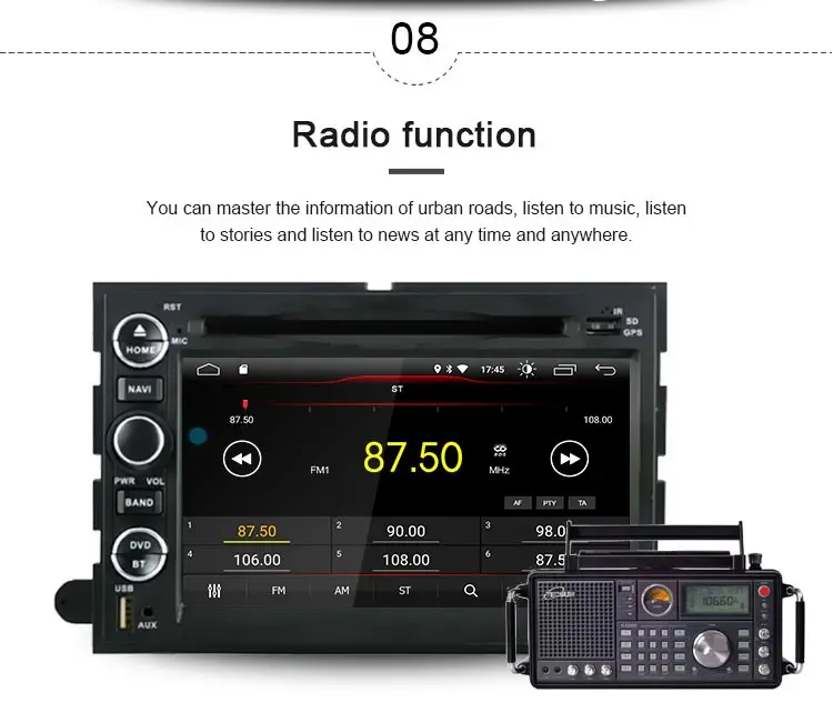 JDASTON Android 10,0 2 Din Автомобильный dvd-плеер для Ford F150 F250/F350 Explorer Edge Mustang Автомобильный gps Радио Аудио мультимедиа стерео