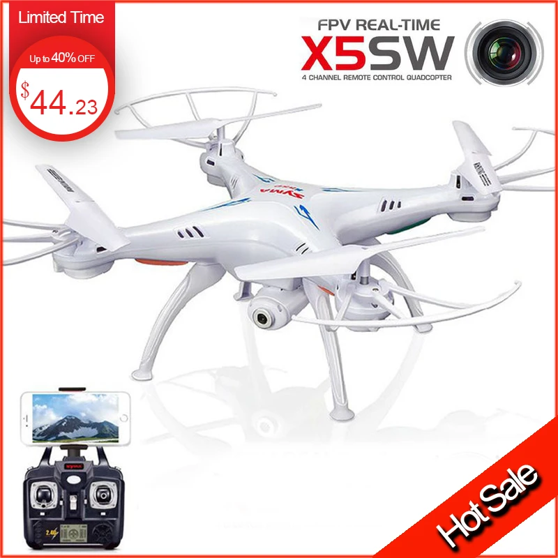 

SYMA X5SW WIFI FPV rc dron Quadcopter with Camera Headless 2.4G 6-Axis Real Time Remote Control Helicopter Quadcopter Toy