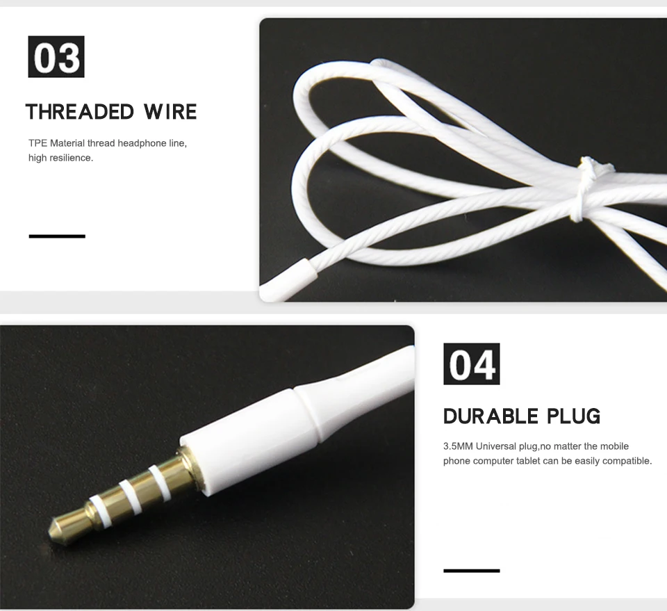 3.5mm In-Ear Stereo Earbuds Earphone For Cell Phone 1.2m Universal Sports Common Headphone For Universal Smart Mobile Phone (11)