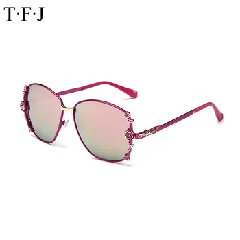 

TFJ Brand Design Luxury Sunglasses Women High Quality Metal Frame Vintage Retro Brand Mesh Modeling Sun Glasses Oculos UV400