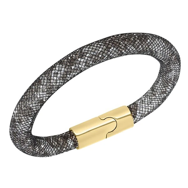 Black strass tube bracelet by SoCharm