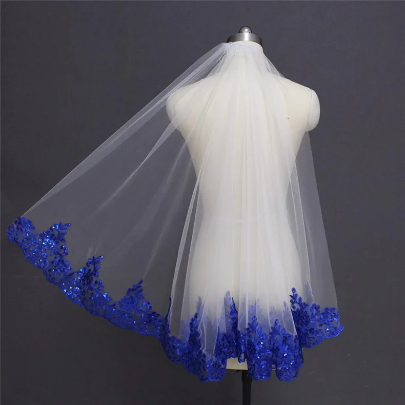 Высококачественная двухслойная кружевная свадебная вуаль для ресниц длиной 3 м 2 Т свадебная вуаль с расческой Фата, свадьба 2019 свадебные
