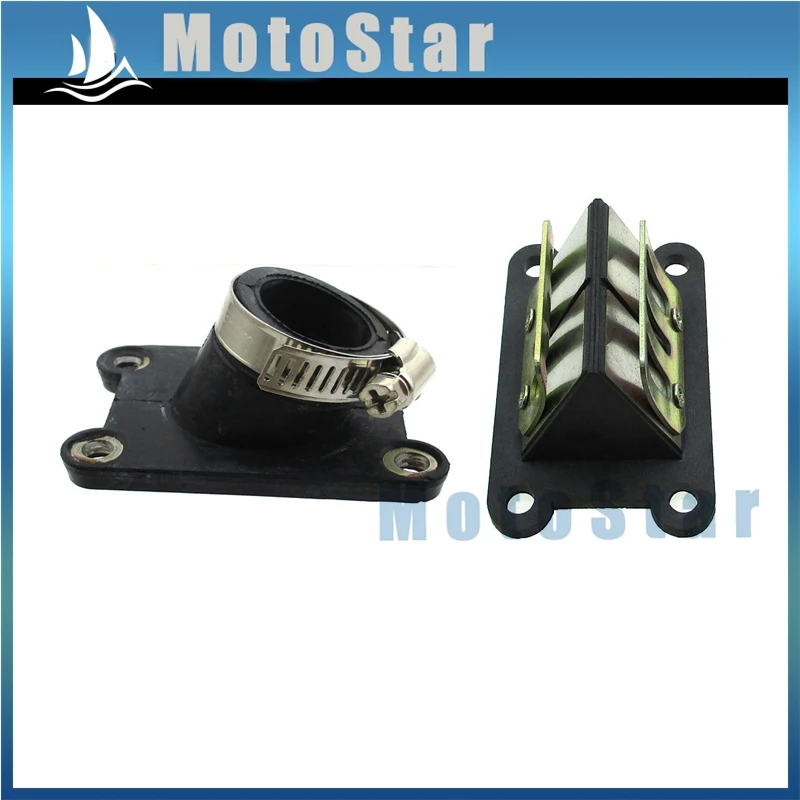 

Rubber Intake Pipe Manifold Boot Reed Valve For Water-cooled KTM 50 SX Pro Senior Motor Bike