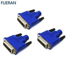 Fueran 3/pcs dvi manequim plug ddc edidheadless fantasma, emulador de exibição (ajuste sem cabeça-25601600 @ 60 hz)