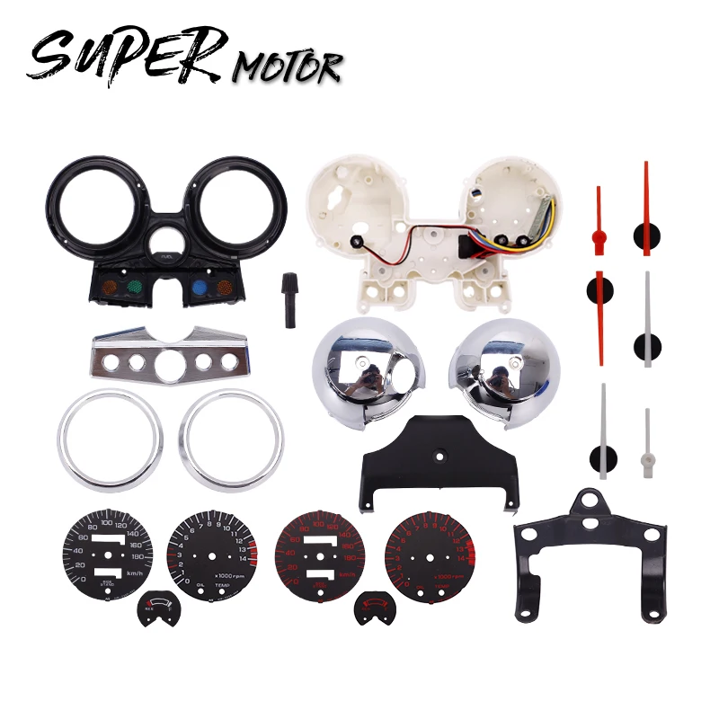 

instrument housing speedometer cover gauges platel meter odometer tachometer shell For Honda CB400 1995 1996 1997 1998 95-98year