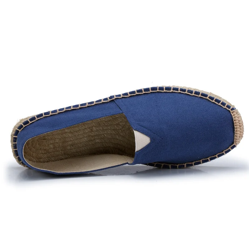 rope soled canvas shoe