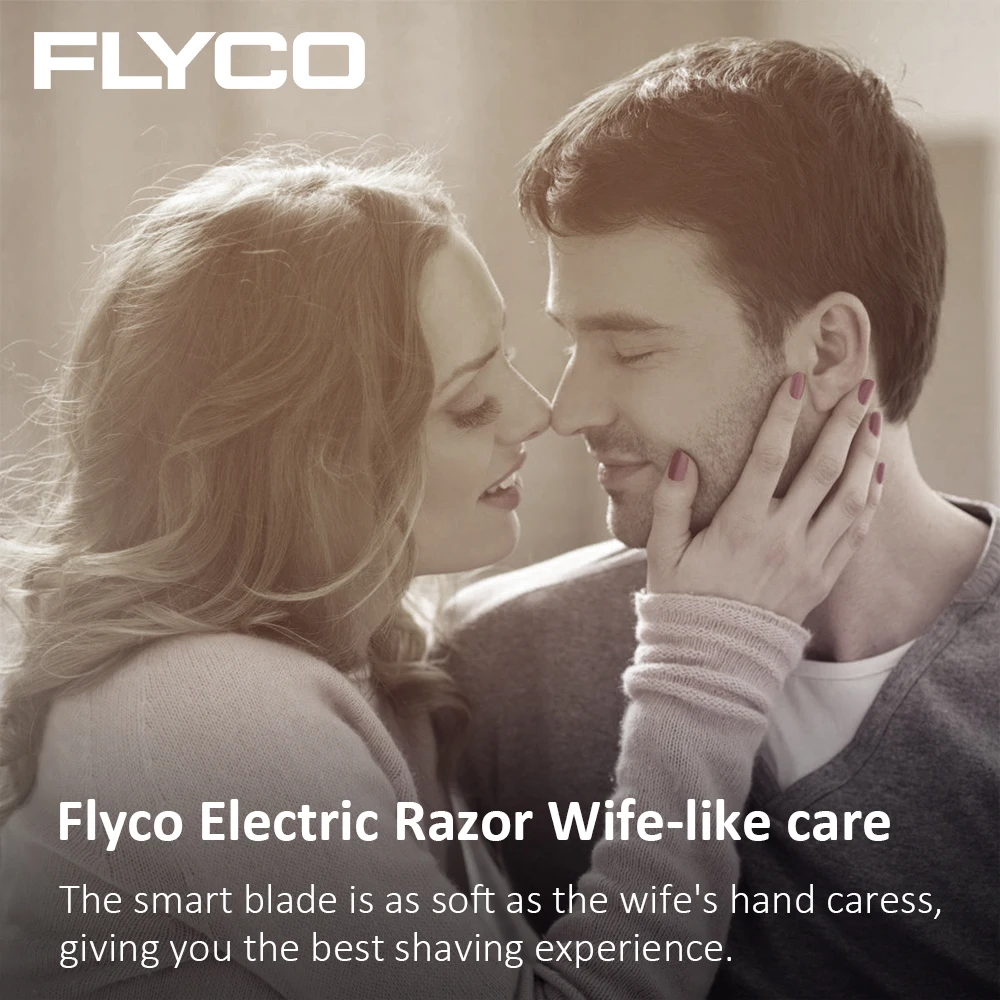 FLYCO FS305 электробритва для мужчин с 3D плавающими головками моющаяся портативная Водонепроницаемая электрическая бритва светодиодный дисплей для зарядки