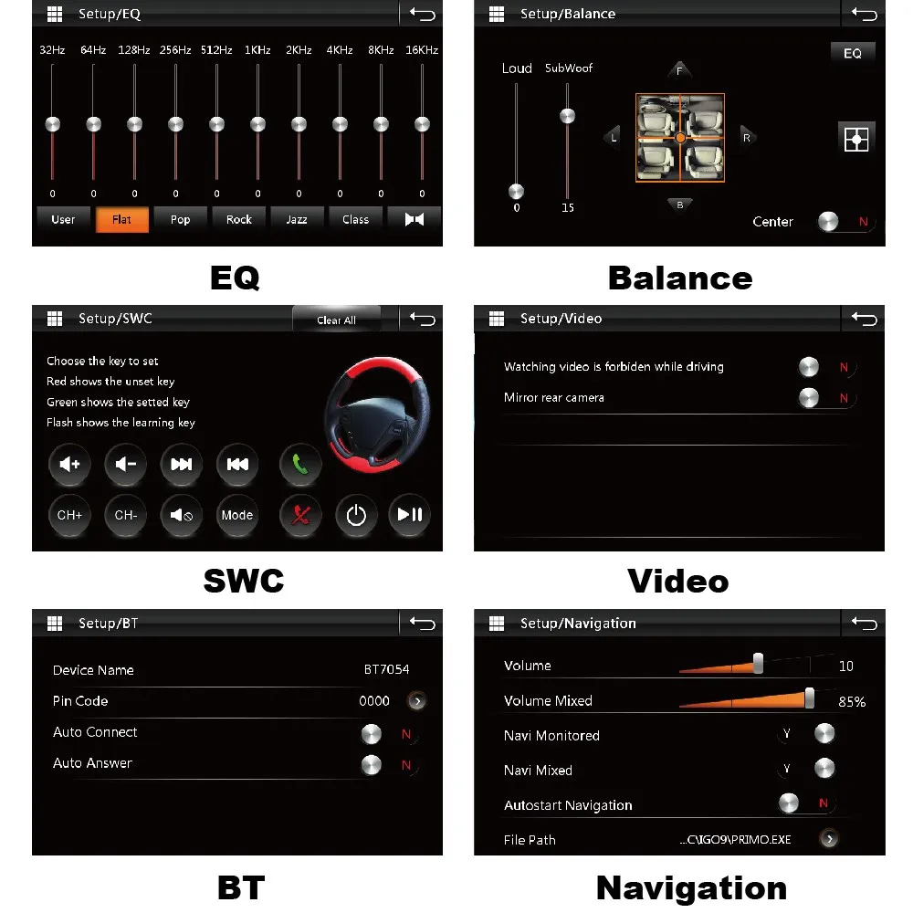 Isudar Автомагнитола 2 Din с Сенсорным 7 Дюймовым Экраном Для Автомобилей SUZUKI/SWIFT 2011 DVR Wifi
