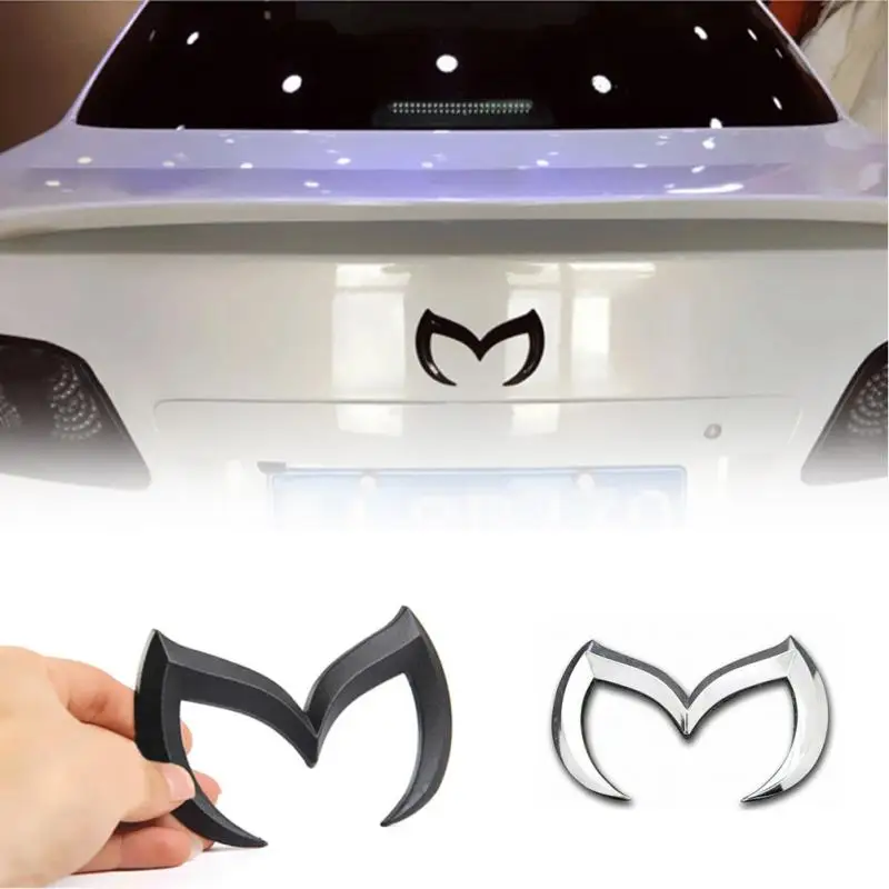 Хромированный металлический черный красный серебристый золотой для Mazda M Bat