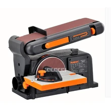 High Quality Sand Belt Machine Sandpaper Polishing Sharpening Machine Desktop Woodworking Grinder 220v/50HZ 370W 2850R/Min (4*6)